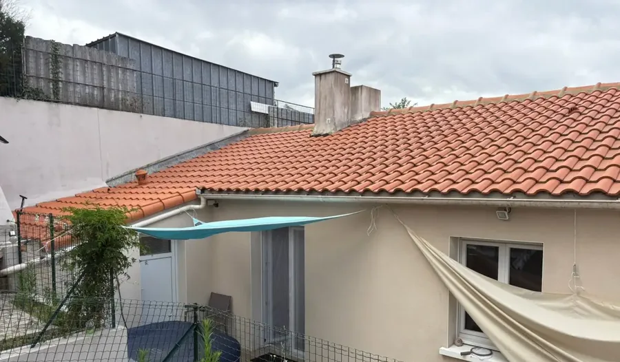 Toit en tuiles, après le chantier